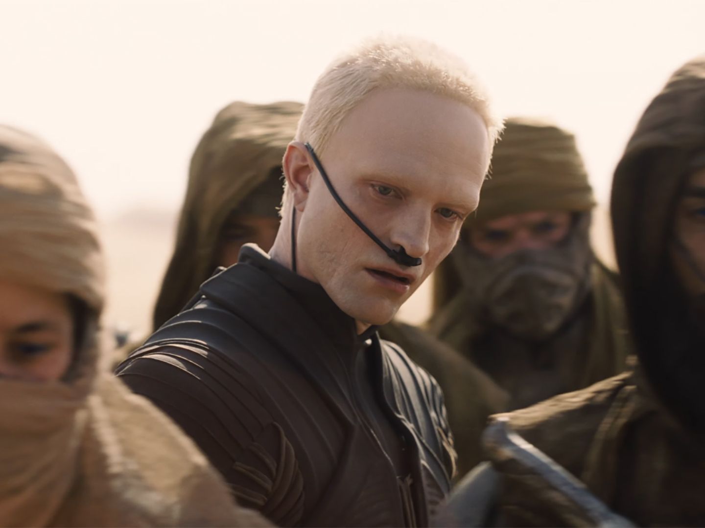 Officiell karaktärsaffisch för Scytale (Robert Pattinson) i Dune 3