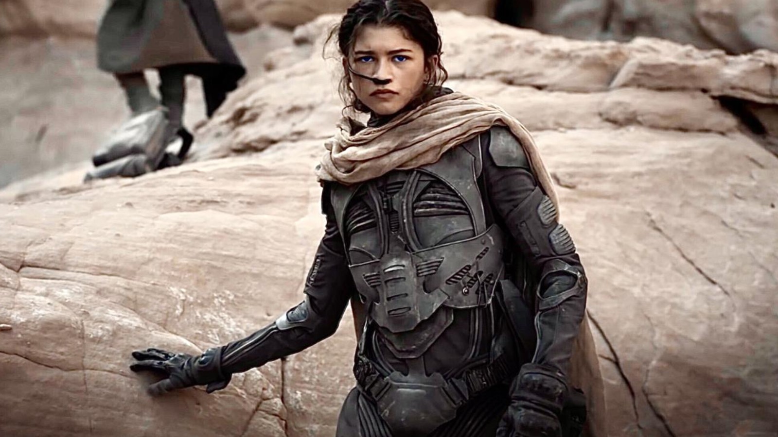 Karaktärsaffisch för Chani spelas av Zendaya i Dune: Part Three