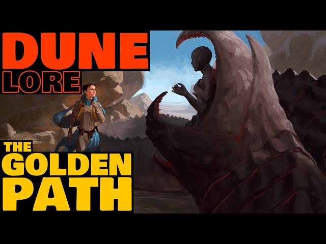 Fan-gjord Dune 3 affisch med temat 'The Golden Path'