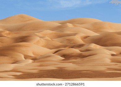 Gyllene sanddyner i Liwa-öknen, Abu Dhabi