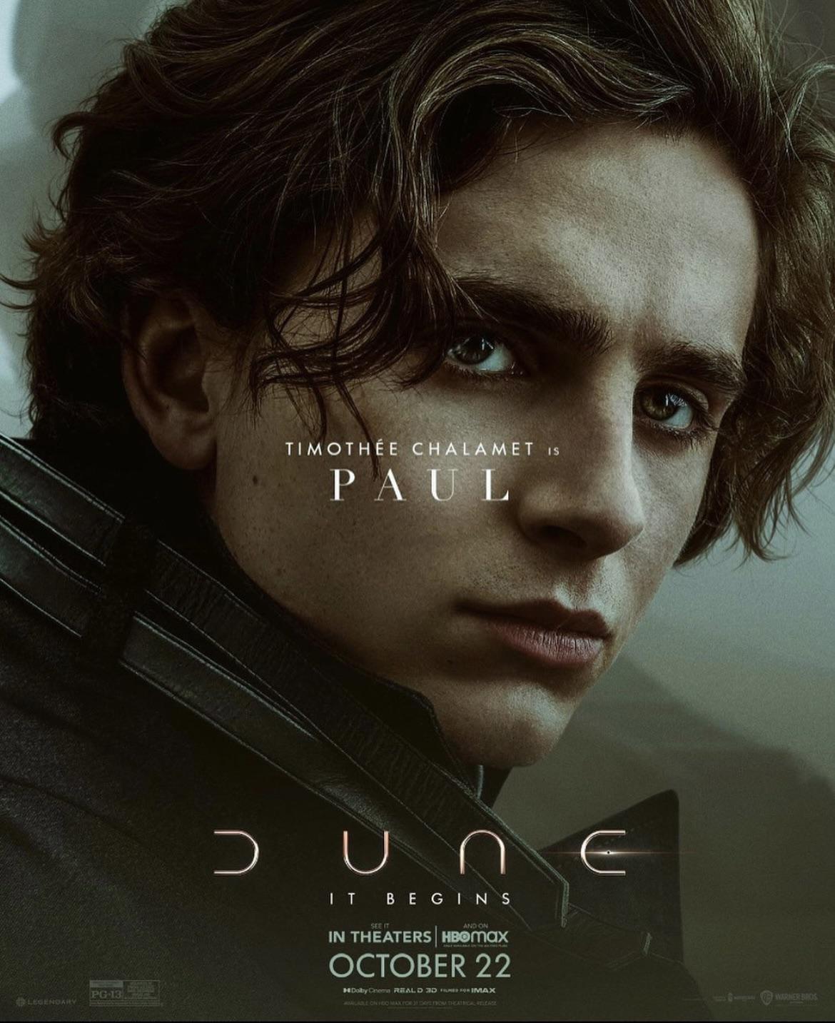 Timothée Chalamet som kejsaren Paul Atreides