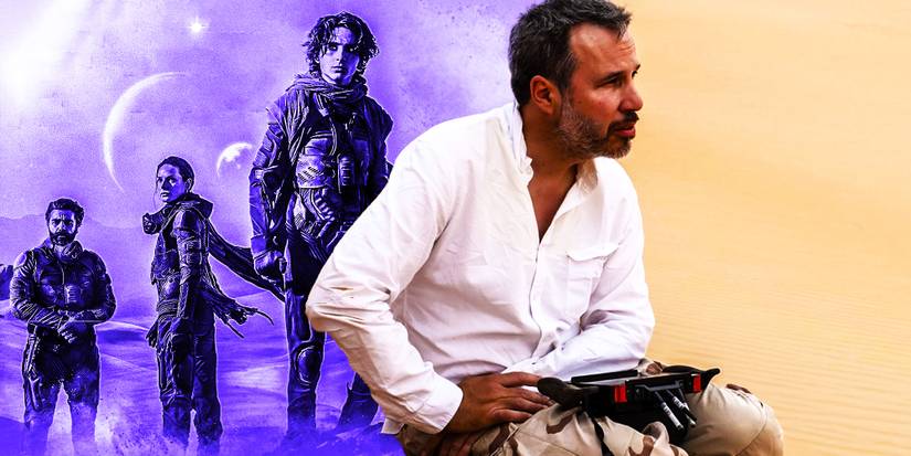 Regissör Denis Villeneuve på set under inspelning av Dune 3