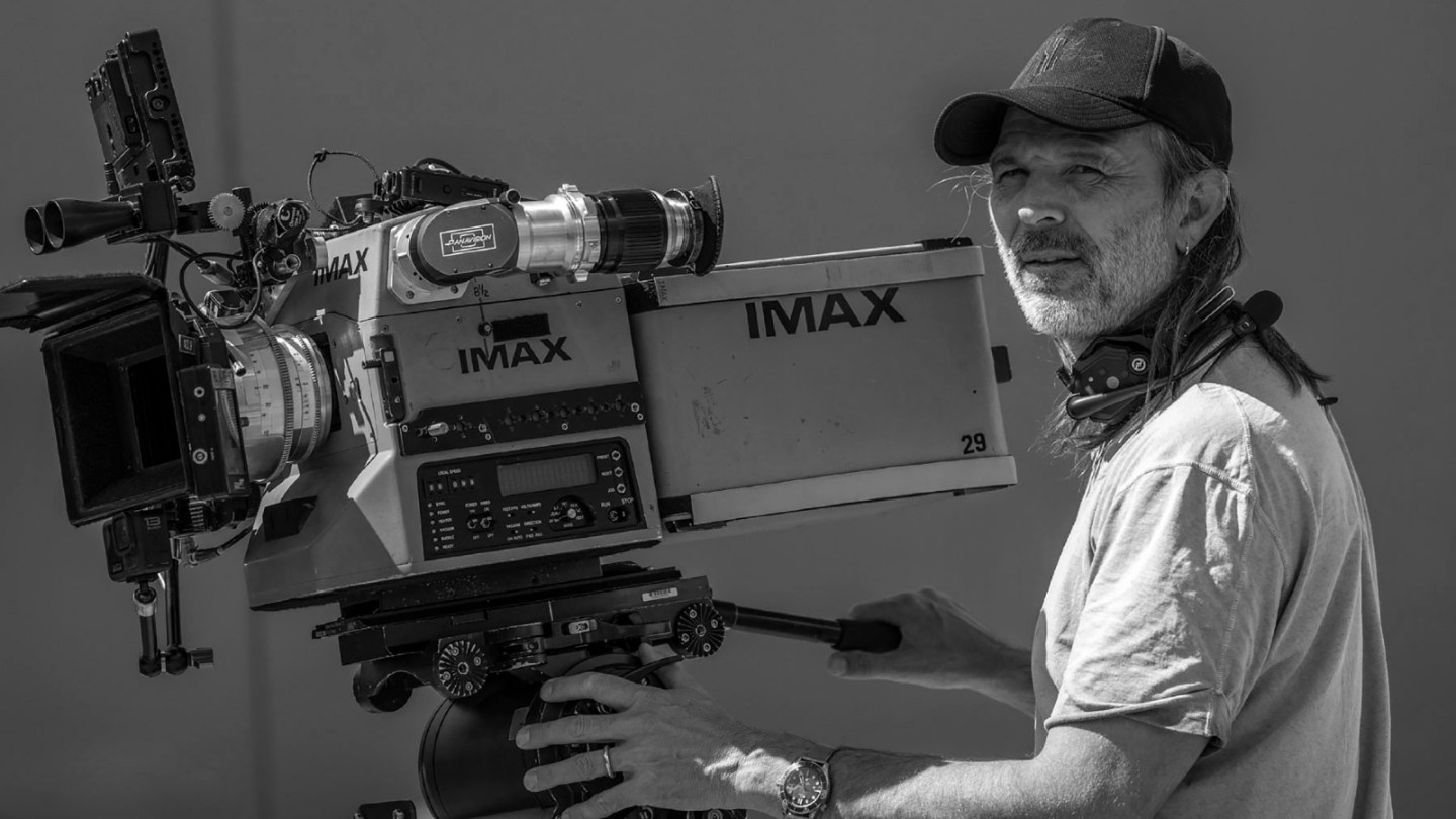 IMAX filmkamera använd vid inspelning av Dune 3 i öknen