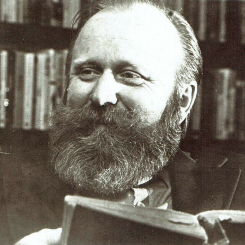 Porträtt av författaren Frank Herbert