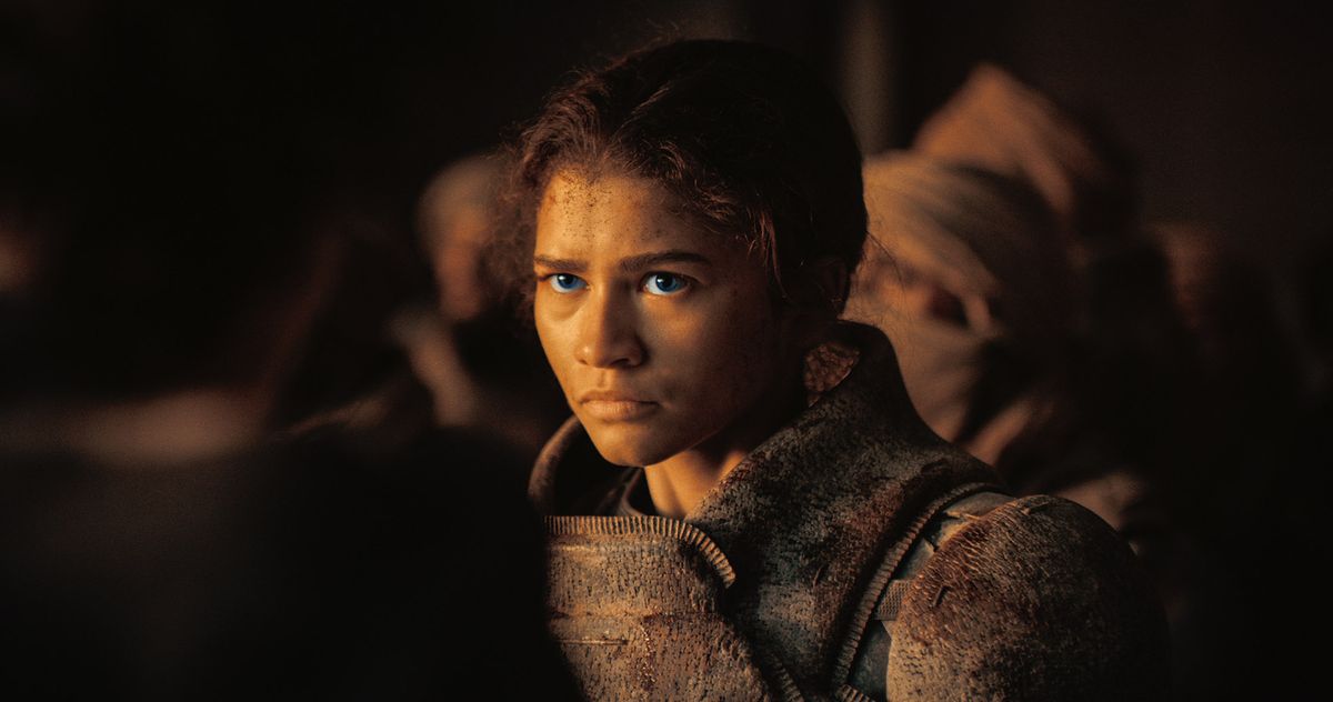 Zendaya som Chani i Dune: Part Two