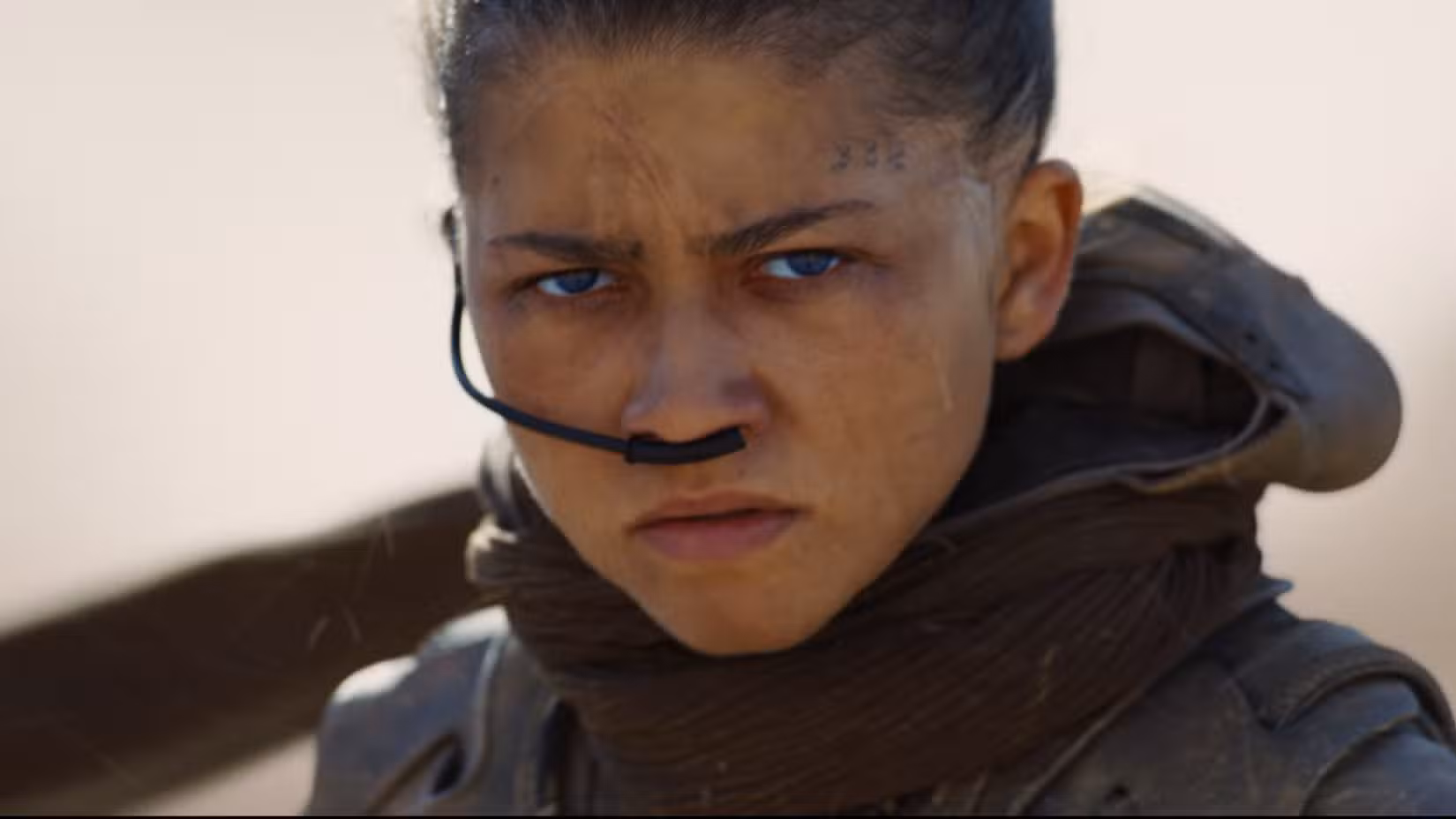 Zendaya som Chani på Dune: Part Three trailer lanseringsevenemang